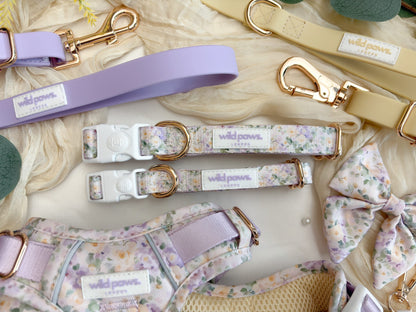 Vintage Violets Adjustable Collar