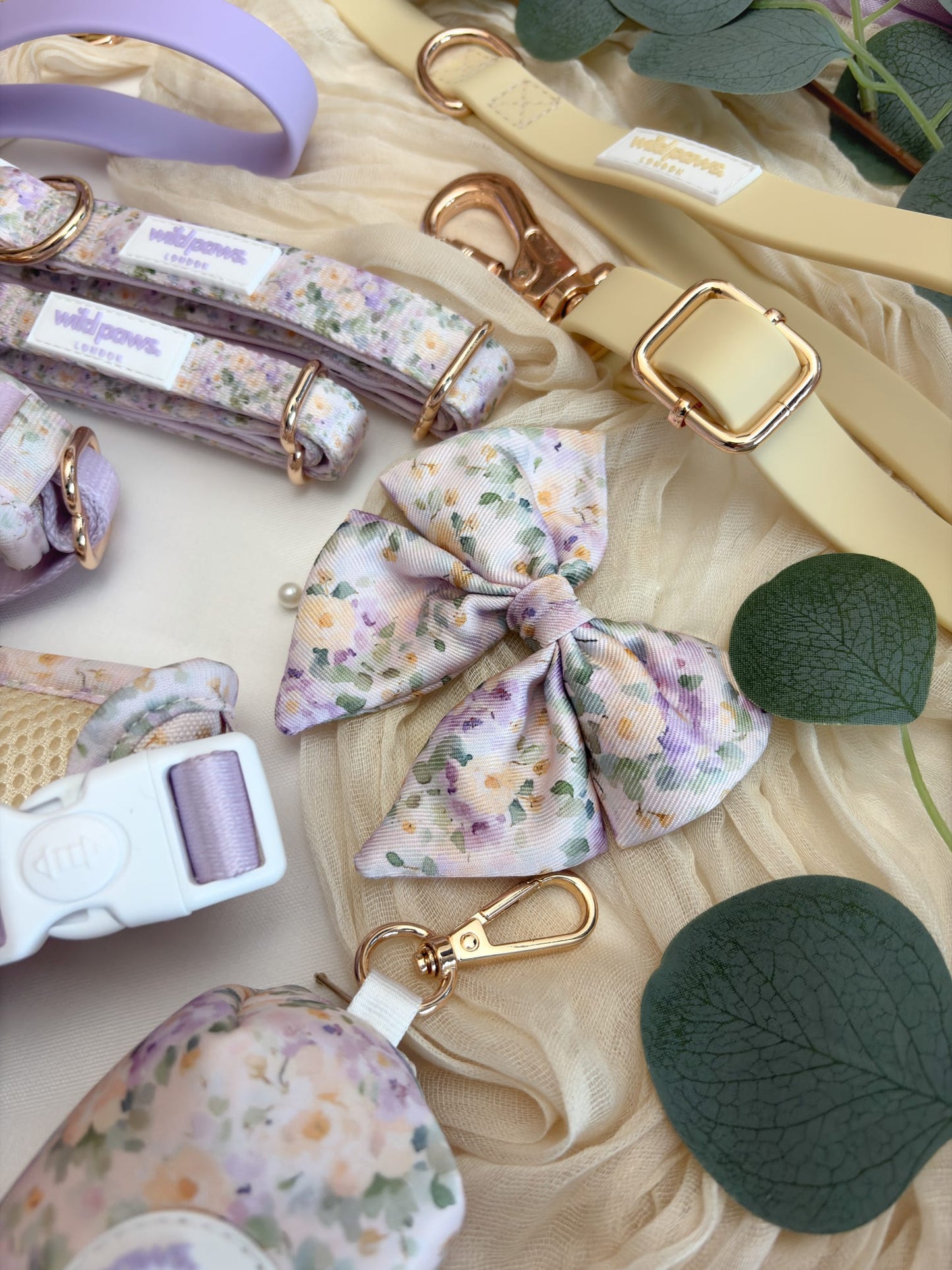 Vintage Violets Sailor Bow