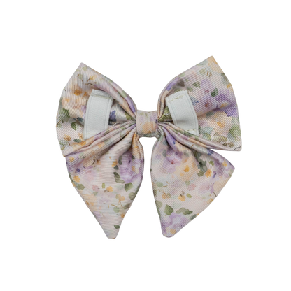 Vintage Violets Sailor Bow