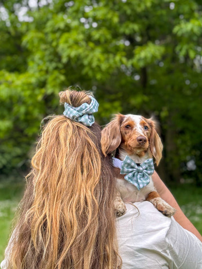 Matcha Milkshake Hair Scrunchie